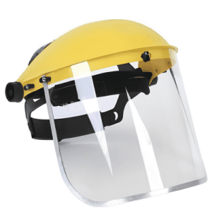 Faceshield over Head